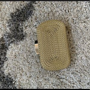 Gold rope mini clutch
